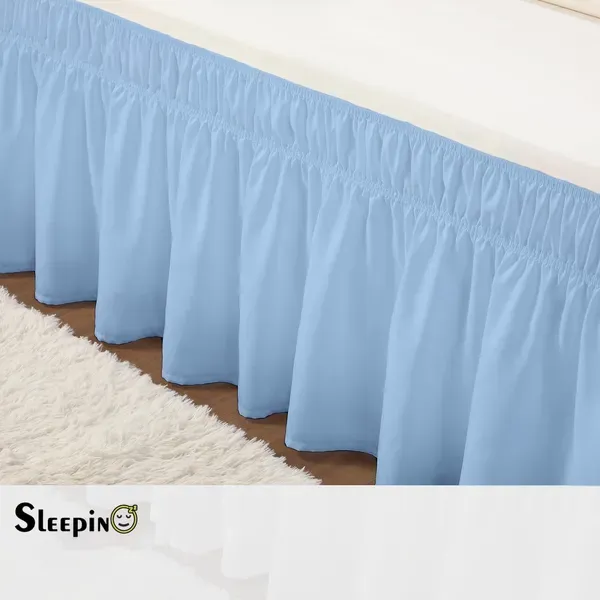 Sky_Blue_Wrinkle_Free_Brushed_Microfiber_Wrap_Around_Easy_Elastic_Fit_Bed_S_Cover