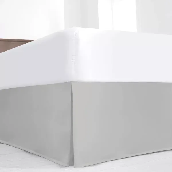 Grey_Easy_Fit_Box_Pleated_Bed_Skirt