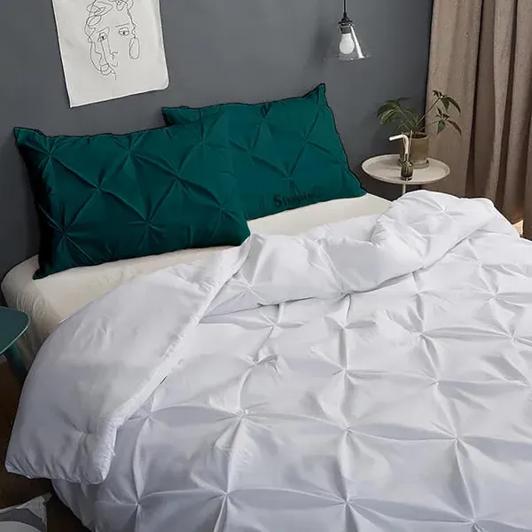 Pack_Of_4_Teal_Microfiber_Pinch_Pleated_Machine_Washable_Pillow_Cover
