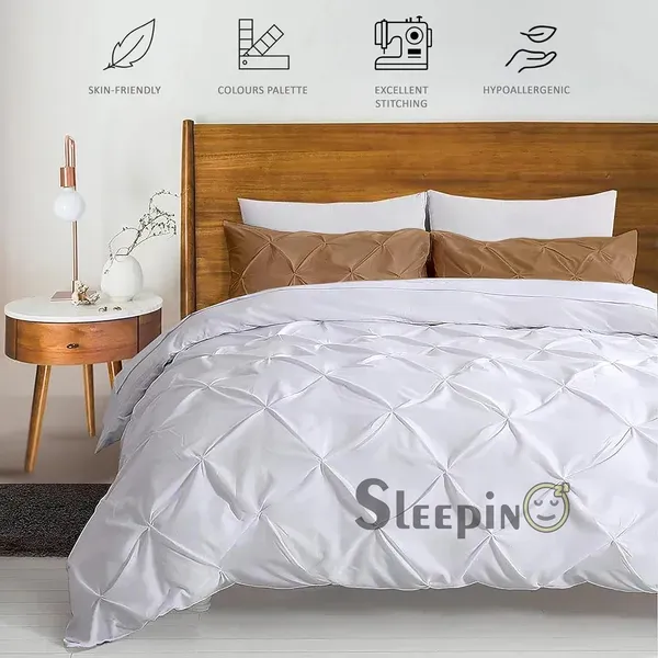 Pack_Of_2_Beige_400_Tc_Egyptian_Cotton_Rich_Pintuck_Pinch_Pleated_Pillow_Cover