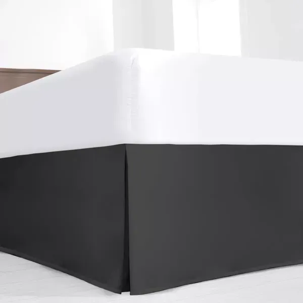 Black_Easy_Fit_Box_Pleated_Bed_Skirt