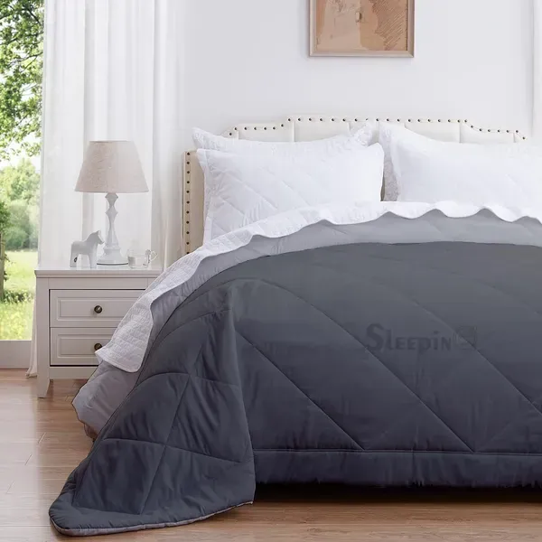 Dark_Grey_Breathable_Microfiber_Machine_Washable_150_Gsm_Ac_Reversible_Cover