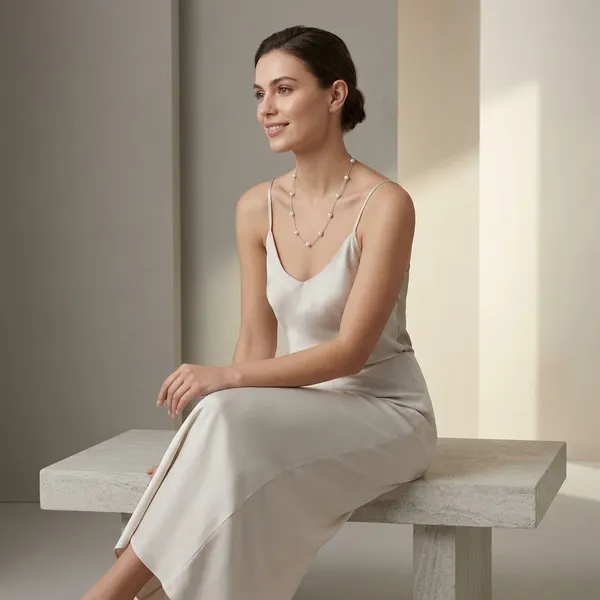 Silver_925_Sterling_Silver_Pearl_Accent_Chain_Necklace_For_Women