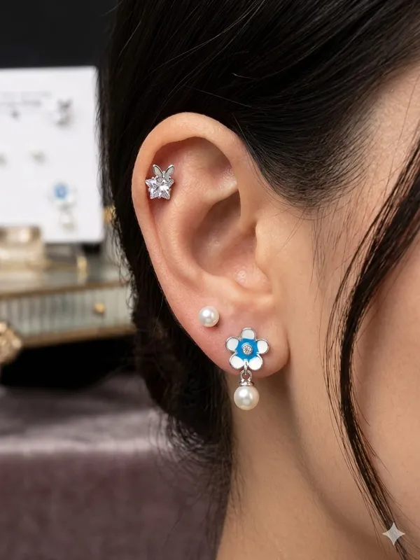 Silver_925_Sterling_Silver_Crystal_Floral_Stud_Earrings_Set_For_Women