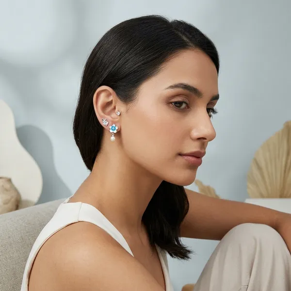 Silver_925_Sterling_Silver_Crystal_Floral_Stud_Earrings_Set_For_Women