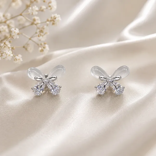 Silver_925_Sterling_Silver_Bow_Crystal_Accent_Stud_Earrings_For_Women