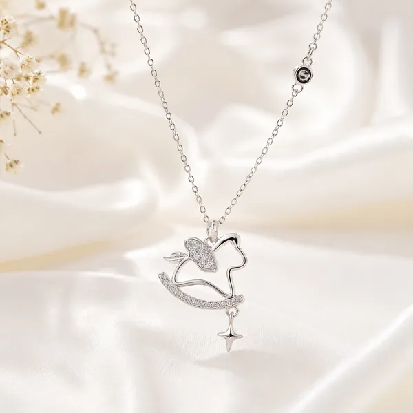 Silver_925_Sterling_Silver_Butterfly_Heart_Crystal_Pendant_Necklace_For_Women