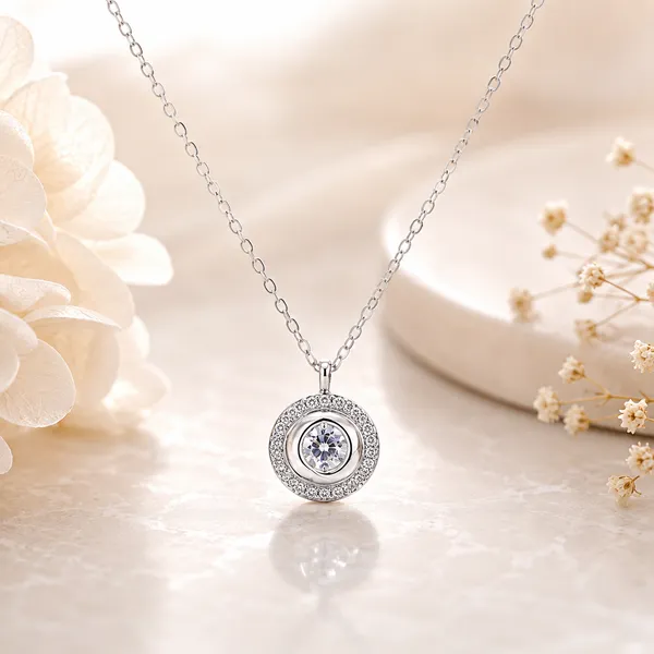 Silver_925_Sterling_Silver_Circular_Crystal_Pendant_Necklace_For_Women
