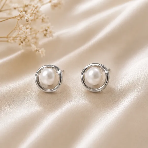 Silver_925_Sterling_Silver_Freshwater_Pearl_Stud_Earrings_For_Women