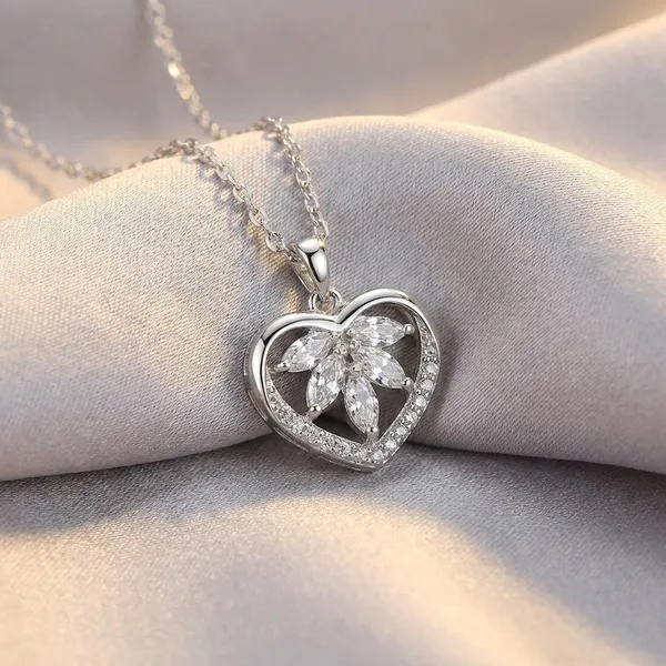 Silver_925_Sterling_Silver_Heart_Cubic_Zirconia_Pendant_Necklace_For_Women