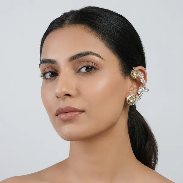 Golden_Alloy_Paisley_Floral_Karnphool_Earrings_For_Women