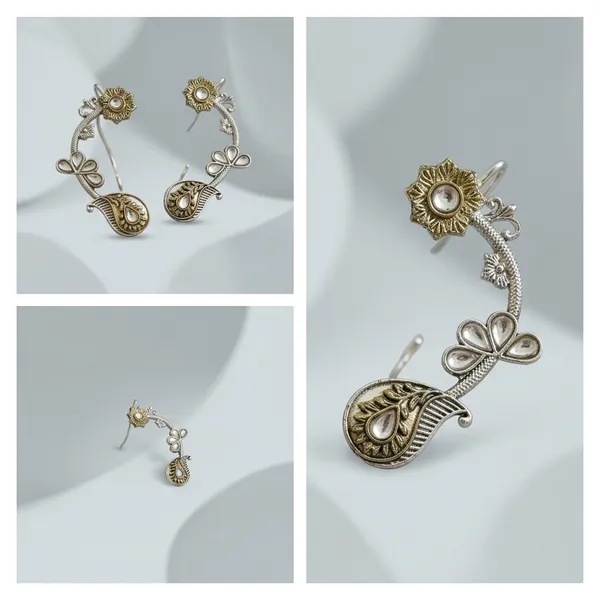 Golden_Alloy_Paisley_Floral_Karnphool_Earrings_For_Women