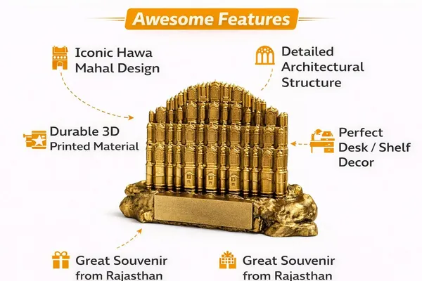 Golden_Resin_Hawa_Mahal_Miniature_Statue_Showpiece