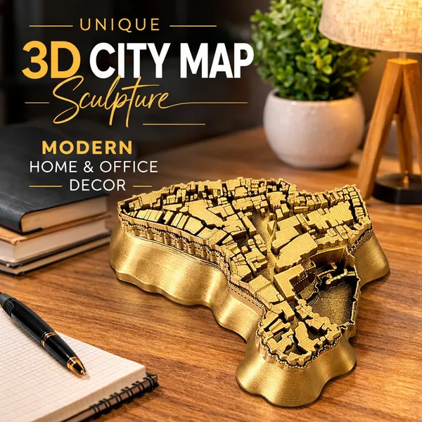 Golden_Pla_Plastic_Rajasthani_Jaisalmer_Fort_3D_Map_Showpiece
