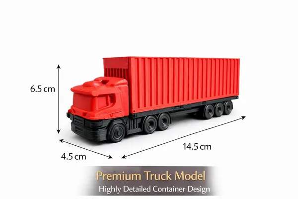 Red_Container_Truck_6_Inch_Miniature_Desk_Model