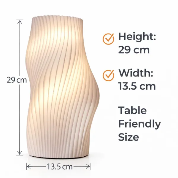 White_Pla_Plastic_Modern_Wave_Sculptural_Decorative_Table_Lamp