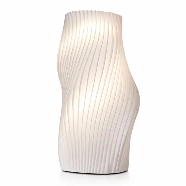 White_Pla_Plastic_Modern_Wave_Sculptural_Decorative_Table_Lamp