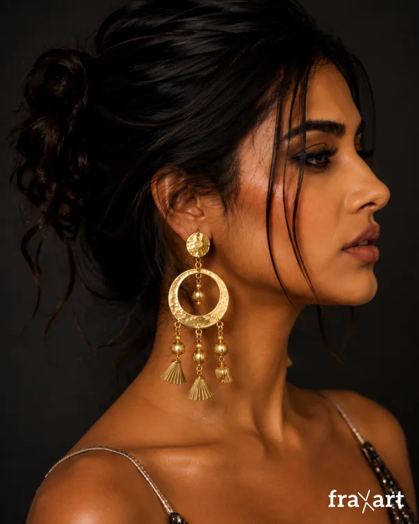 Brass_Crescent_Triplet_Earrings