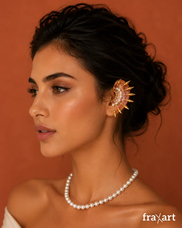 Brass_&_Pearl_Spearhead_Earrings