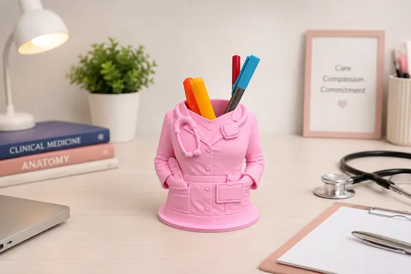 Customised_Doctor_Coat_Penstand