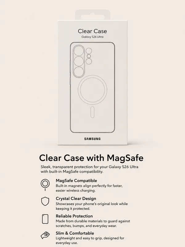 Cover_World_Clear_Polycarbonate_Magsafe_Back_Cover_For_Samsung_Galaxy_S26_Ultra