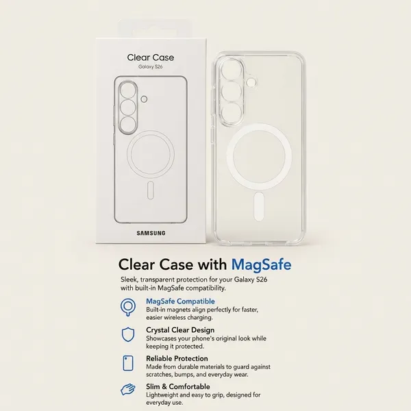 Cover_World_Clear_Polycarbonate_Magsafe_Back_Cover_For_Samsung_Galaxy_S26