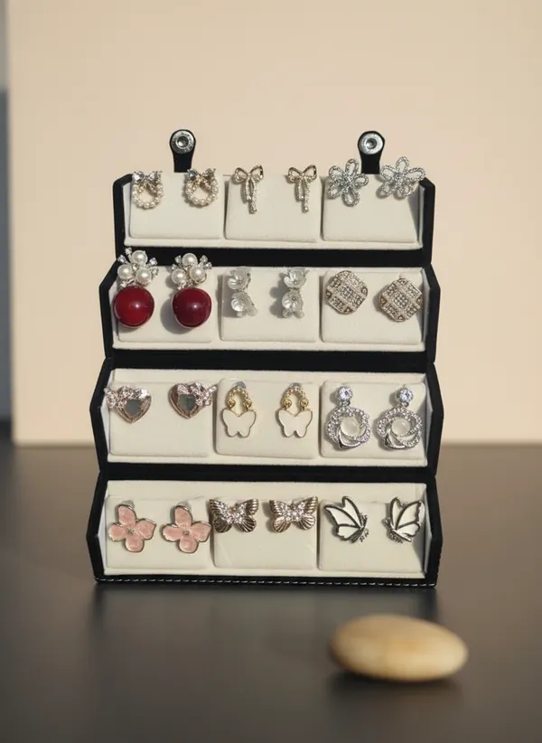 Multicolor_Anti_Tarnish_Stainless_Steel_Earring_Set_For_Women_(Pack_Of_12_)