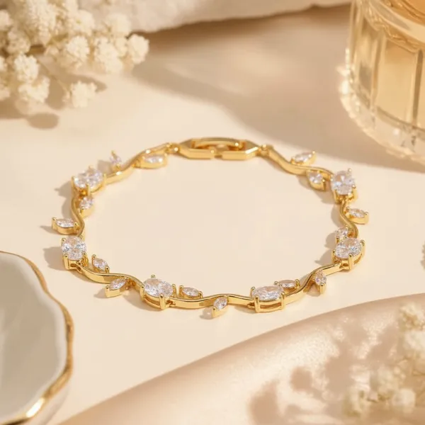 Gold_&_White_TULIP_BRACELET_Plated_Anti_Tarnish_Stainless_Steel_Bracelet_For_Women