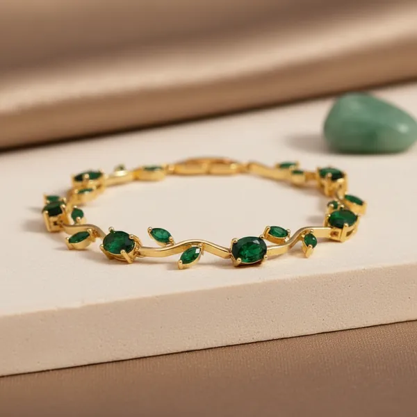 Green_TULIP_BRACELET_Gold_Plated_Anti_Tarnish_Stainless_Steel_Bracelet_For_Women