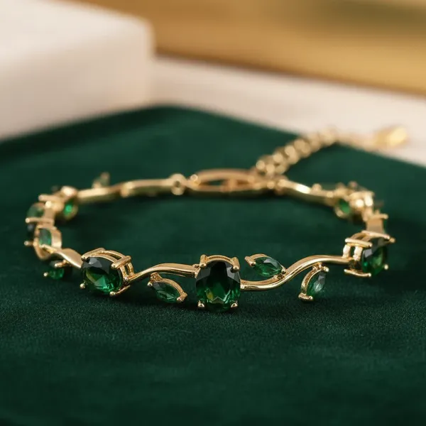 Green_TULIP_BRACELET_Gold_Plated_Anti_Tarnish_Stainless_Steel_Bracelet_For_Women