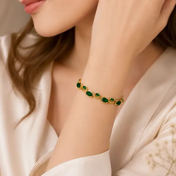 Green_TULIP_BRACELET_Gold_Plated_Anti_Tarnish_Stainless_Steel_Bracelet_For_Women