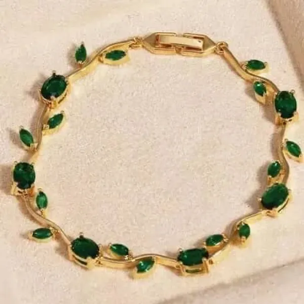 Green_TULIP_BRACELET_Gold_Plated_Anti_Tarnish_Stainless_Steel_Bracelet_For_Women