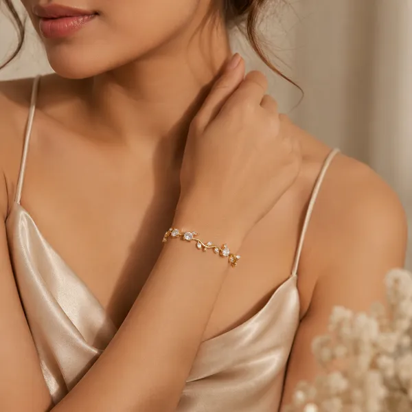 Gold_&_White_TULIP_BRACELET_Plated_Anti_Tarnish_Stainless_Steel_Bracelet_For_Women