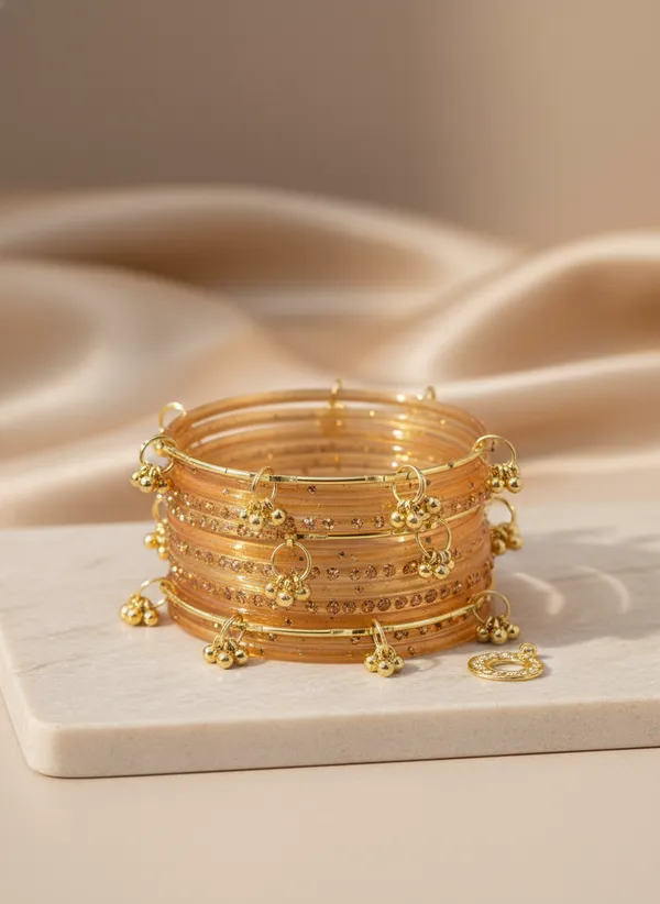 Gold_Glass_With_Stones_Bangle_Set_For_Women