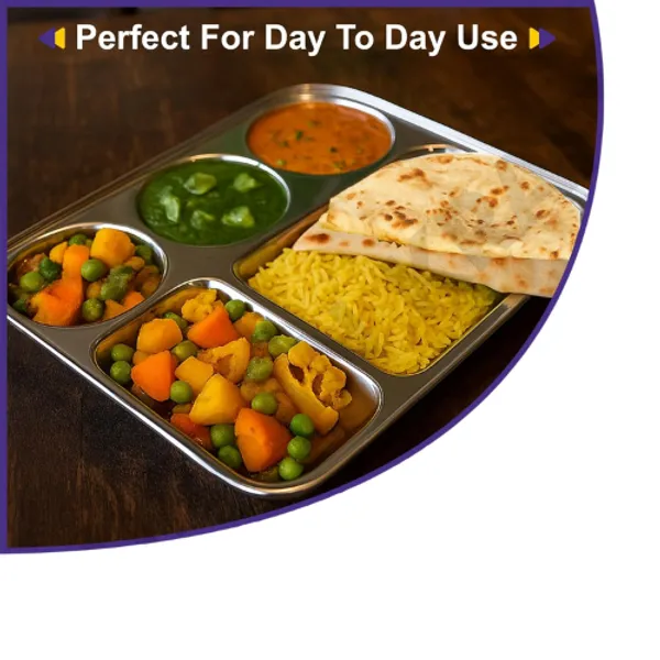 Omkarixa_Stainless_Steel_Laser_Partition_Plate_5_in_1_Bhojan_Thali_Dinner_Plate