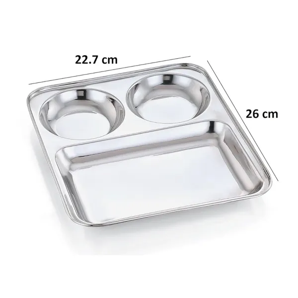 OMKARIXA_Stainless_Steel_3-in-1_Compartment_Plate_Set_of_2_|_Snack,_Idli_&_Breakfast_Plate