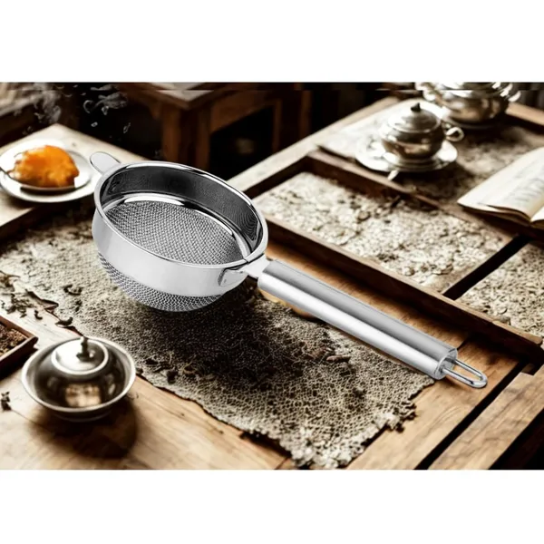 OMKARIXA_Double_Mesh_Tea_&_Coffee_Strainer_|_8_cm_Diameter_|_Pipe_Handle_|_Extra_Strong_Double_Jaali_|_Food_Grade_Stainless_Steel_|_Ideal_for_4-5_Cups_|_Chai_Channi