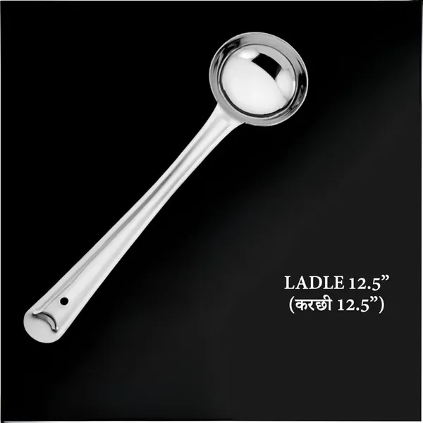 OMKARIXA_1_Piece_Stainless_Steel_Ladle_for_Cooking_&_Serving_|_Karchi/Soup_Ladle/Kalchun_|_Pack_of_1_|_Silver_(12.5_inch)