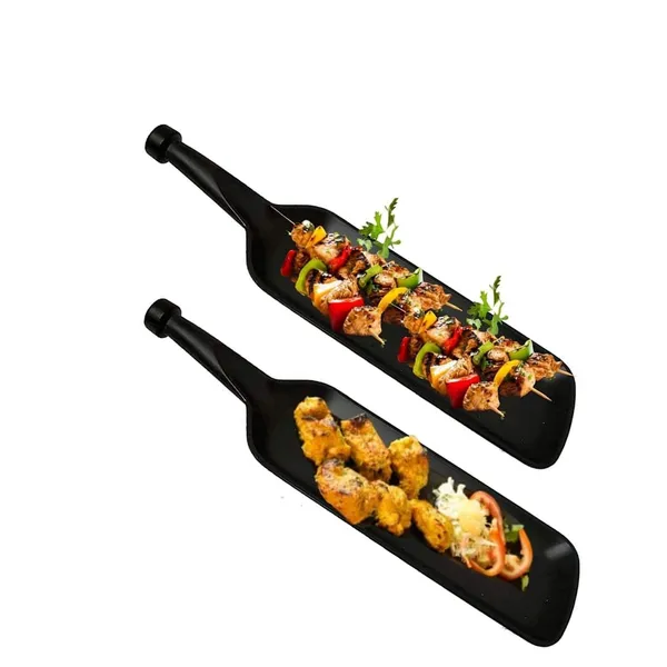 Black_Melamine_Premium_Bat_Shape_Serving_Platter_For_Kitchen