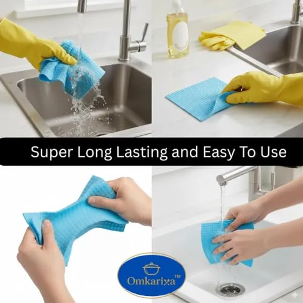 Multicolour_Viscose_And_Polyester_Blend_Non_Woven_Fabric_Premium_Cleaning_Sponge_Wipes_For_Kitchen