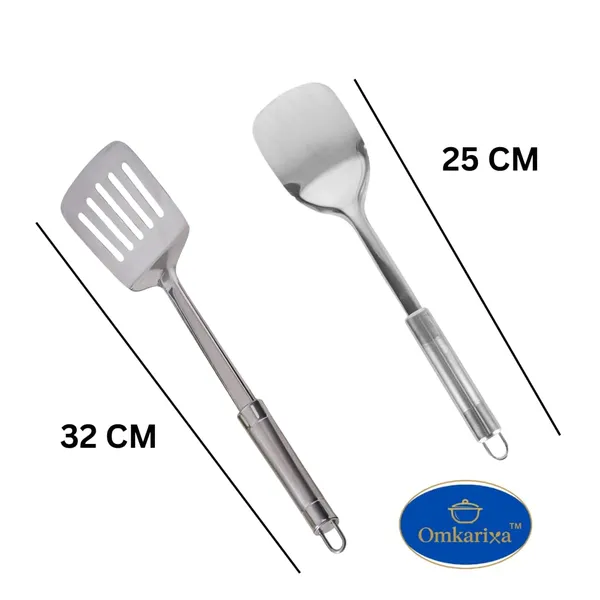 OMKARIXA_Stainless_Steel_Cooking_and_Serving_Palta_with_Egg_Palta_|_Kitchen_Tools_Set_|_Pack_of_2_|_Durable_&_Heat-Resistant