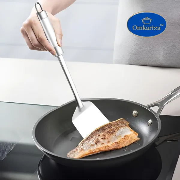 OMKARIXA_Stainless_Steel_Cooking_and_Serving_Palta_with_Egg_Palta_|_Kitchen_Tools_Set_|_Pack_of_2_|_Durable_&_Heat-Resistant