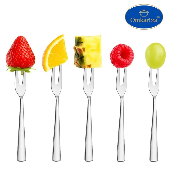 Silver_Stainless_Steel_Premium_Steel_Fruit_Fork_Set_For_Kitchen