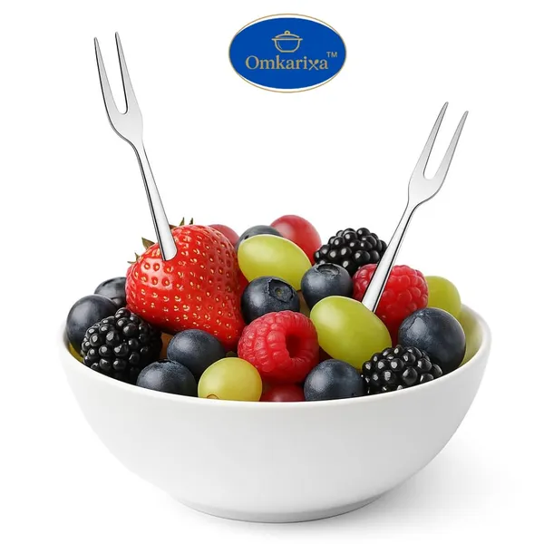 Silver_Stainless_Steel_Premium_Steel_Fruit_Fork_Set_For_Kitchen
