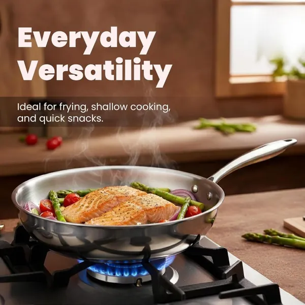 OMKARIXA_Platinum_Triply_Stainless_Steel_Frying_Pan_1_Litre,_22_cm_|_2.5_mm_Thick_Tri-Ply_Cookware