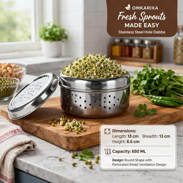 Silver_Stainless_Steel_Premium_Stainless_Steel_Perforated_Storage_Container_And_Sprout_Maker_For_Kitchen