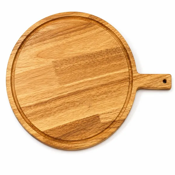OMKARIXA_Round_Wooden_Pizza_Serving_Board_|_Natural_Rubber_Wood_Platter_with_Handle_|_Wooden_Pizza_Board_for_Serving_Pizza,_Cheese,_Bread,_Snacks_&_Charcuterie_|_Kitchen_&_Dining_Serving_Tray_(9_Inch)