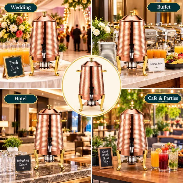 OMKARIXA_3.5_Gallon_Stainless_Steel_Beverage_Dispenser,_Hot_Drink_Urn_for_Tea,_Coffee,_Milk_&_Water,_for_Buffet,_Parties_and_Catering
