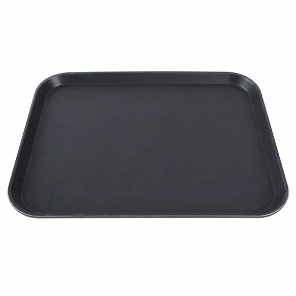 OMKARIXA_Black_Rectangular_Anti-Skid_Serving_Tray,_18_x_26_Inch,_Salver_for_Home,_Hotel,_Restaurant_&_Catering