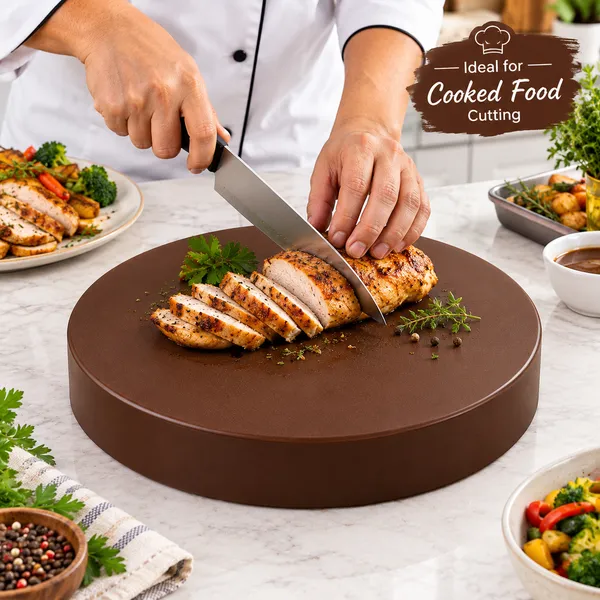 OMKARIXA_Brown_HDPE_Chopping_Board,_14_×_2_Inch,_Food_Preparation_Cutting_Board_for_Kitchen